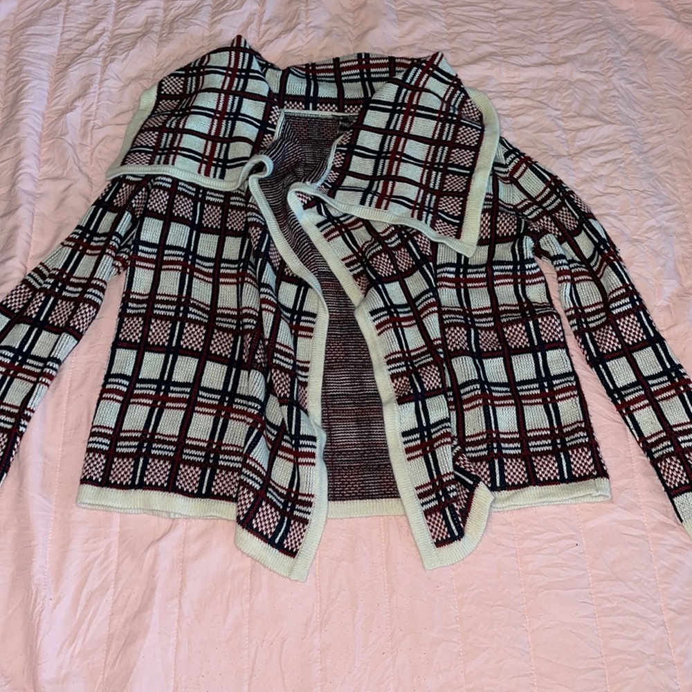 Plaid sweater